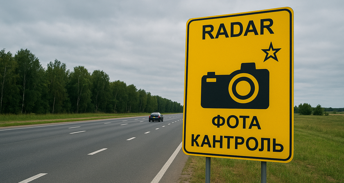 Места установки датчиков контроля скорости на дорогах Гомельской области 16 сентября